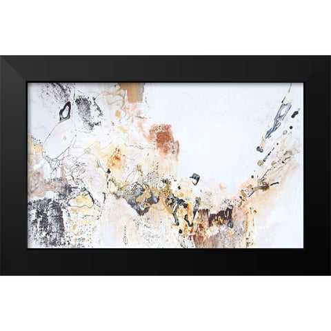 Black and White Series I Black Modern Wood Framed Art Print by Gardner, Jennifer