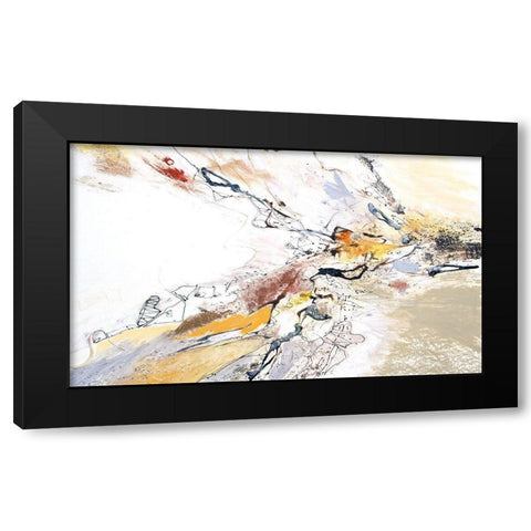 Black and White Series II Black Modern Wood Framed Art Print with Double Matting by Gardner, Jennifer