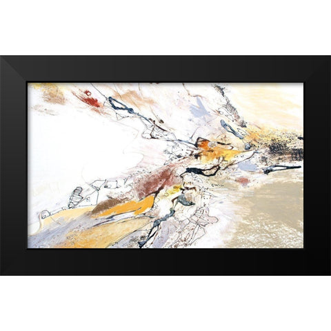 Black and White Series II Black Modern Wood Framed Art Print by Gardner, Jennifer