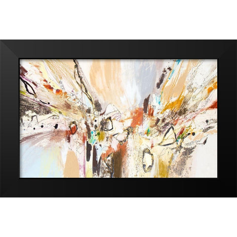 Black and White Series III Black Modern Wood Framed Art Print by Gardner, Jennifer