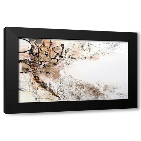 Black and White Series V Black Modern Wood Framed Art Print by Gardner, Jennifer