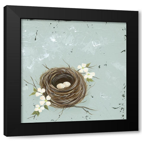 Flower Nest II Black Modern Wood Framed Art Print by Reynolds, Jade