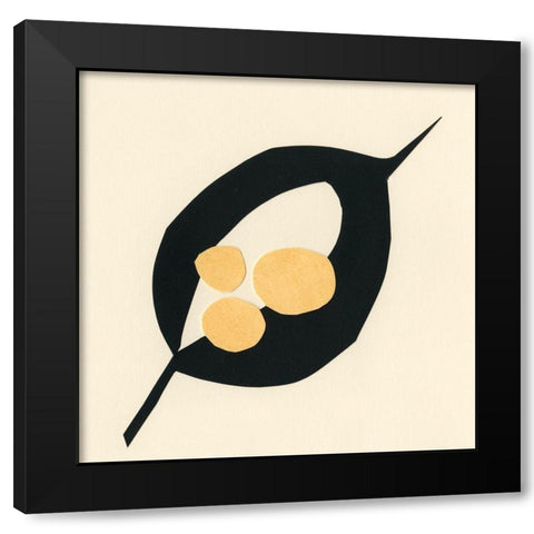 Mod Pod I Black Modern Wood Framed Art Print with Double Matting by Stramel, Renee W.