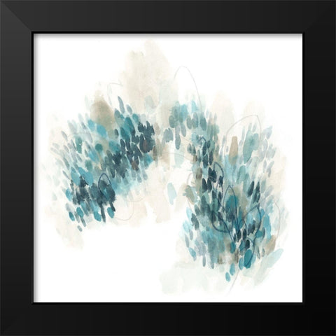 Pixel Vista I Black Modern Wood Framed Art Print by Vess, June Erica