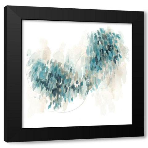 Pixel Vista II Black Modern Wood Framed Art Print by Vess, June Erica