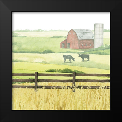 Sunlit Graze II Black Modern Wood Framed Art Print by Popp, Grace