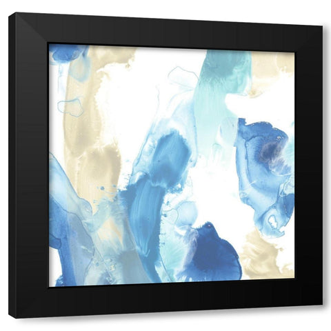 Sea Sway II Black Modern Wood Framed Art Print with Double Matting by Vess, June Erica