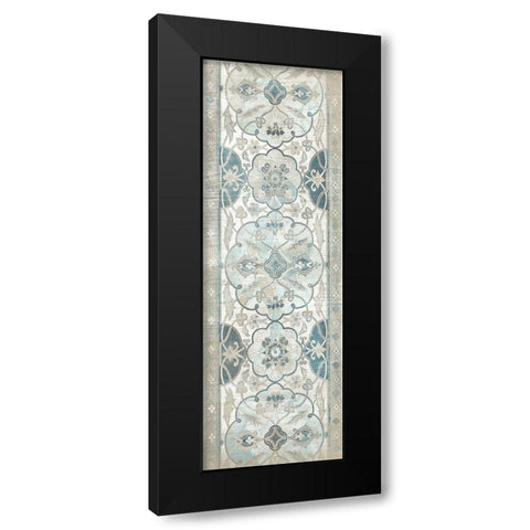 Vintage Persian Panel II Black Modern Wood Framed Art Print by Vess, June Erica