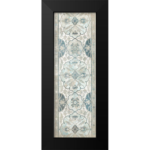 Vintage Persian Panel II Black Modern Wood Framed Art Print by Vess, June Erica