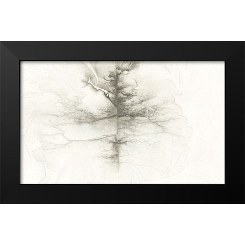 Infused Memory II Black Modern Wood Framed Art Print by Stramel, Renee W.