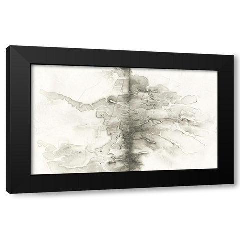 Infused Memory III Black Modern Wood Framed Art Print with Double Matting by Stramel, Renee W.