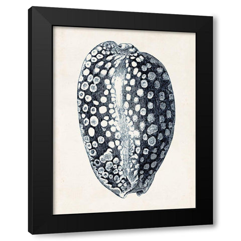 Coastal Collection in Indigo III Black Modern Wood Framed Art Print by Vision Studio