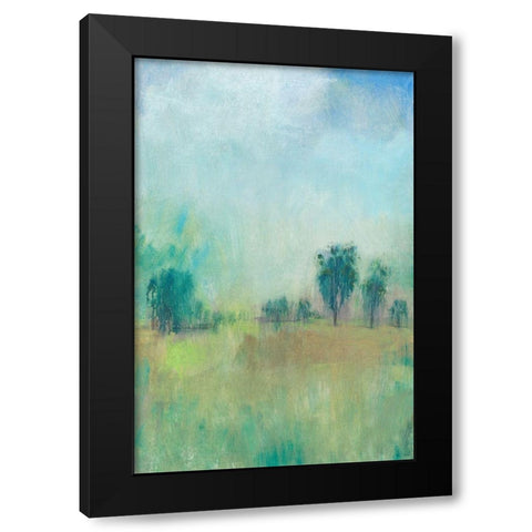 Serene Spring II Black Modern Wood Framed Art Print with Double Matting by OToole, Tim