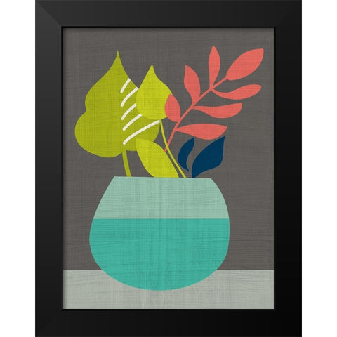 Clay Pot II Black Modern Wood Framed Art Print by Zarris, Chariklia