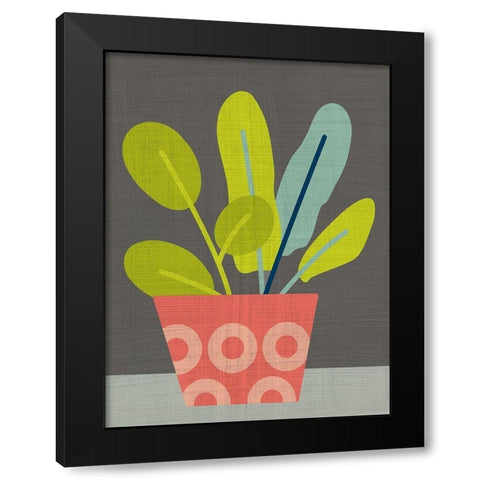 Clay Pot III Black Modern Wood Framed Art Print with Double Matting by Zarris, Chariklia