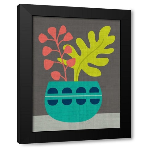 Clay Pot IV Black Modern Wood Framed Art Print with Double Matting by Zarris, Chariklia