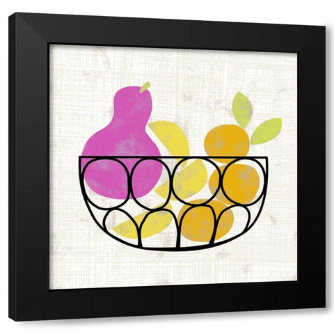 Fruitilicious I Black Modern Wood Framed Art Print with Double Matting by Zarris, Chariklia