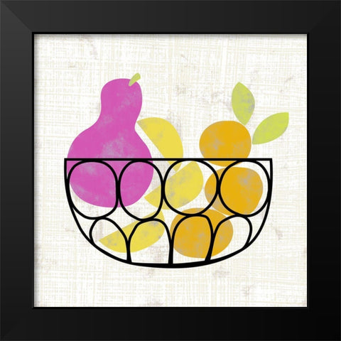 Fruitilicious I Black Modern Wood Framed Art Print by Zarris, Chariklia