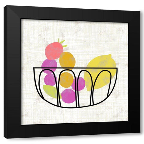 Fruitilicious II Black Modern Wood Framed Art Print with Double Matting by Zarris, Chariklia