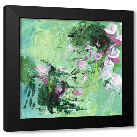 The Forest Dream I Black Modern Wood Framed Art Print with Double Matting by Wang, Melissa