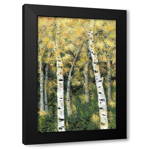 Birch Treeline III Black Modern Wood Framed Art Print by Reynolds, Jade