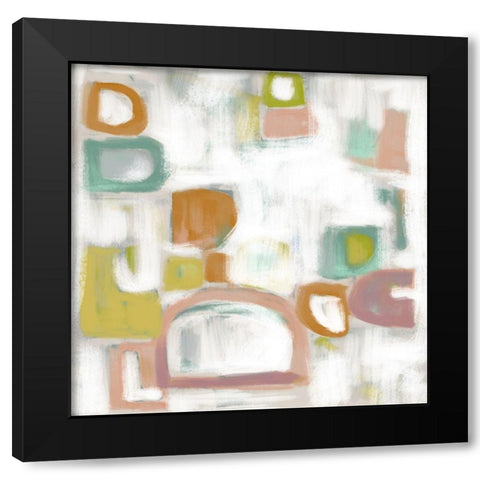 Superheroes II Black Modern Wood Framed Art Print with Double Matting by Zarris, Chariklia