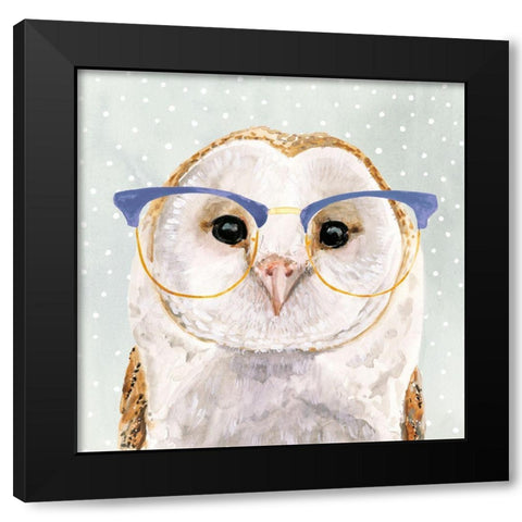 Four-eyed Forester II Black Modern Wood Framed Art Print by Borges, Victoria