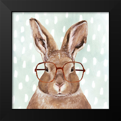 Four-eyed Forester III Black Modern Wood Framed Art Print by Borges, Victoria