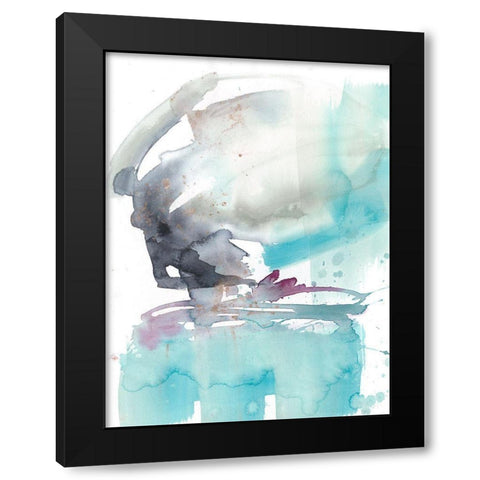 Coastline Bloom II Black Modern Wood Framed Art Print with Double Matting by Goldberger, Jennifer