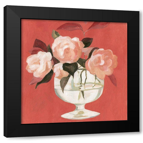 Bright Blooms III Black Modern Wood Framed Art Print with Double Matting by Scarvey, Emma