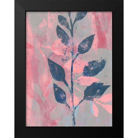 Slender Stem I Black Modern Wood Framed Art Print by Moore, Regina