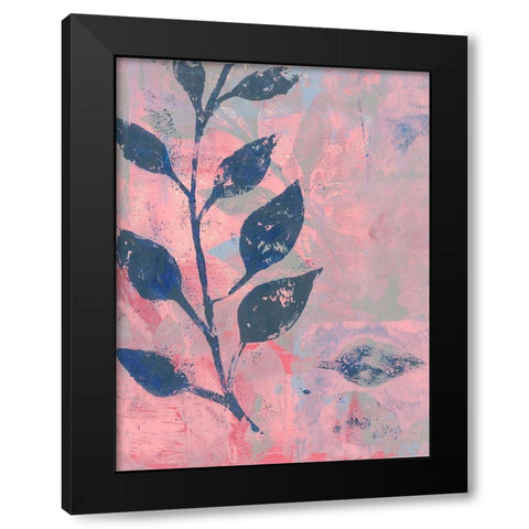 Slender Stem II Black Modern Wood Framed Art Print by Moore, Regina