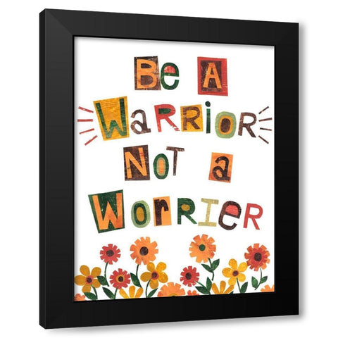Positive Power I Black Modern Wood Framed Art Print by Moore, Regina