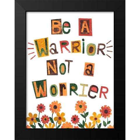 Positive Power I Black Modern Wood Framed Art Print by Moore, Regina