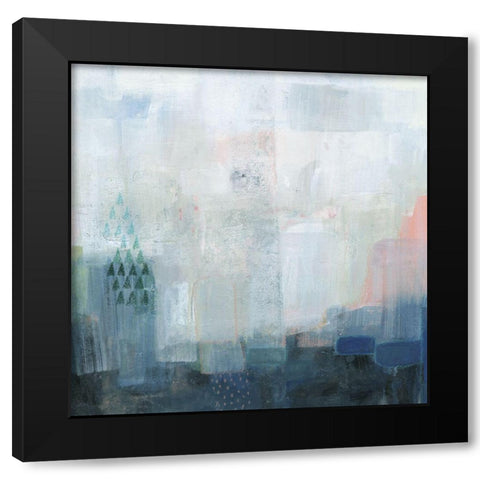 Boulder Coast I Black Modern Wood Framed Art Print with Double Matting by Borges, Victoria