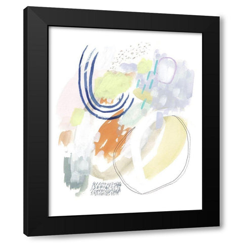 Double Dutch I Black Modern Wood Framed Art Print by Borges, Victoria