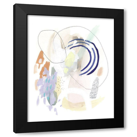 Double Dutch II Black Modern Wood Framed Art Print with Double Matting by Borges, Victoria