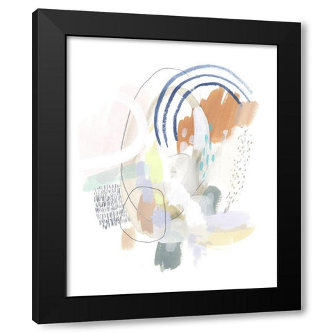 Double Dutch III Black Modern Wood Framed Art Print by Borges, Victoria
