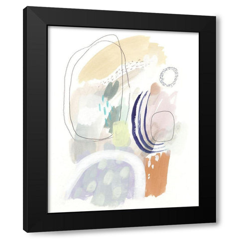 Double Dutch IV Black Modern Wood Framed Art Print by Borges, Victoria