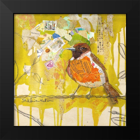 Signs of Spring III Black Modern Wood Framed Art Print by St. Hilaire, Elizabeth