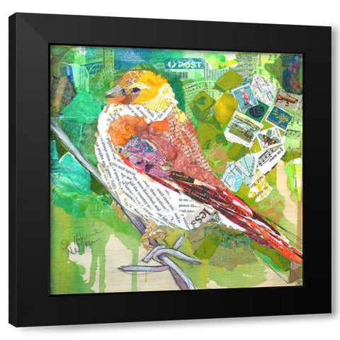 Signs of Spring IV Black Modern Wood Framed Art Print by St. Hilaire, Elizabeth