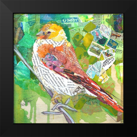 Signs of Spring IV Black Modern Wood Framed Art Print by St. Hilaire, Elizabeth