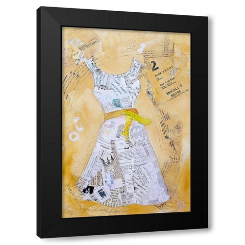 Dress Whimsy III Black Modern Wood Framed Art Print by St. Hilaire, Elizabeth