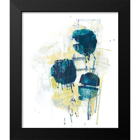Orbital Array II Black Modern Wood Framed Art Print by Vess, June Erica