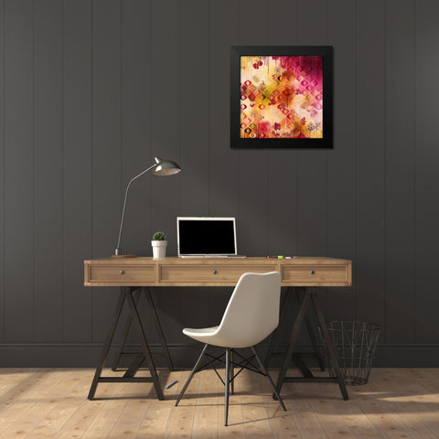 Warm Compassion II Black Modern Wood Framed Art Print by Robinson, Heather