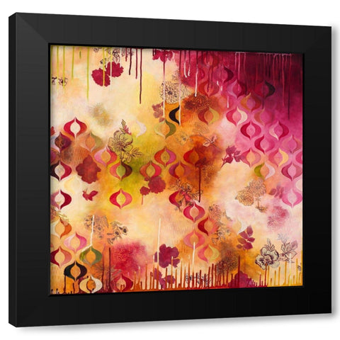 Warm Compassion II Black Modern Wood Framed Art Print by Robinson, Heather