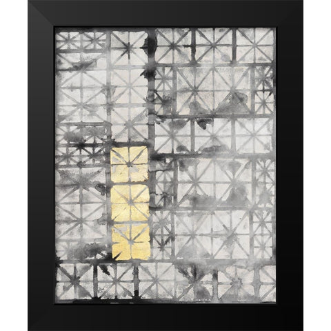 Gilded Junction I Black Modern Wood Framed Art Print by Stramel, Renee W.