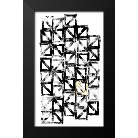 Turn Keys II Black Modern Wood Framed Art Print by Guthrie, Jenna