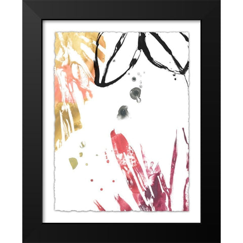 Tropical Moderne IV Black Modern Wood Framed Art Print by Vess, June Erica