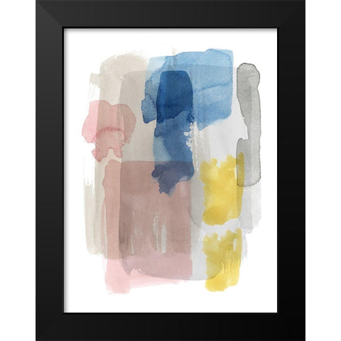 Puddle Pastel II Black Modern Wood Framed Art Print by Popp, Grace